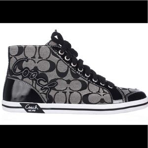 Coach Brendi signature C black hi-tops